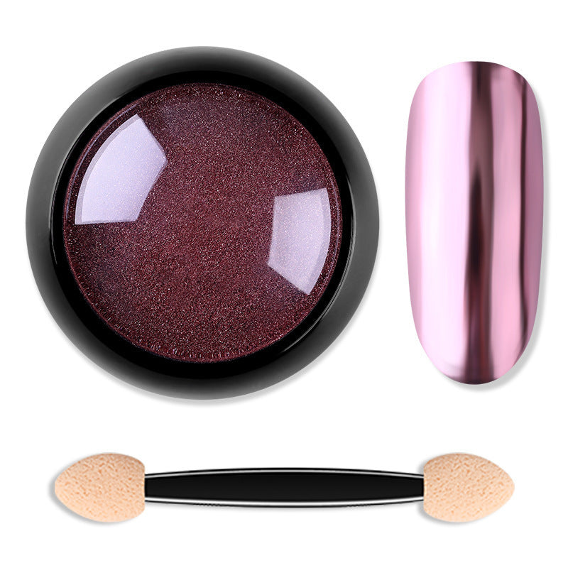 Nail Glitter Powder - 12 Colors Mirror Chrome Titanium Powder | Professional Nail Art