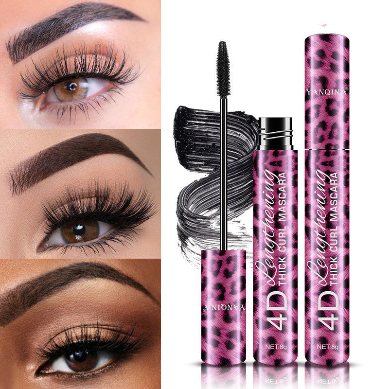 Red Leopard Eyeliner and Mascara Set - Complete Eye Makeup Kit | Long-Lasting