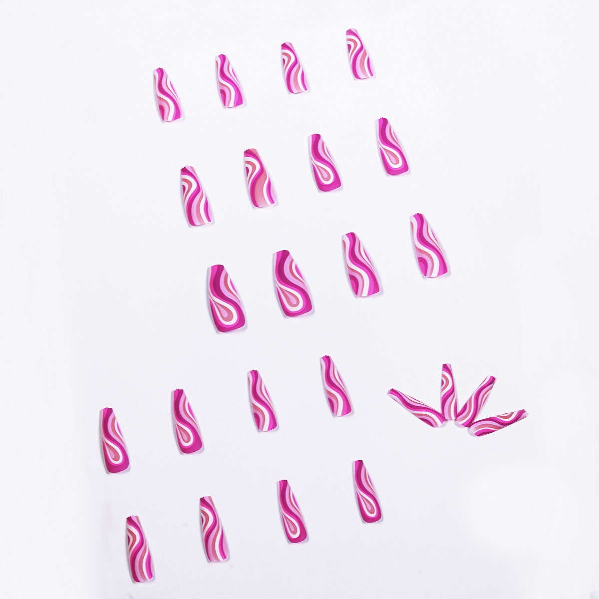 24 piece wearable nail set packaging