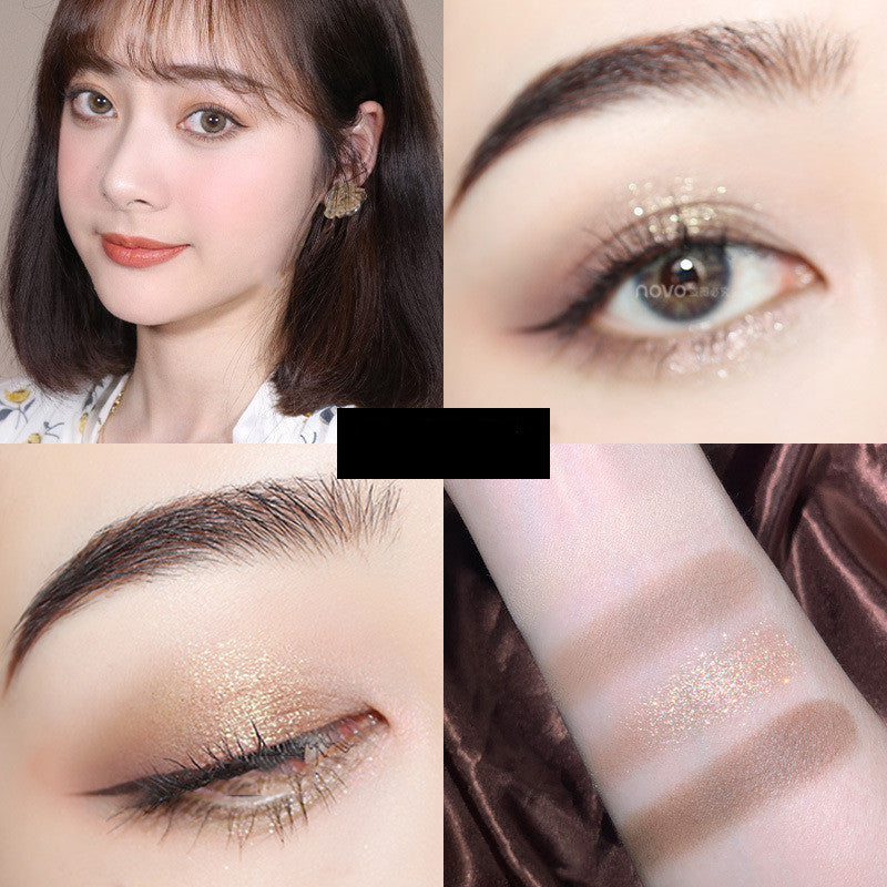 NOVO Eyeshadow Palette - 4 Color Eye Makeup Palette | Highly Pigmented Shades