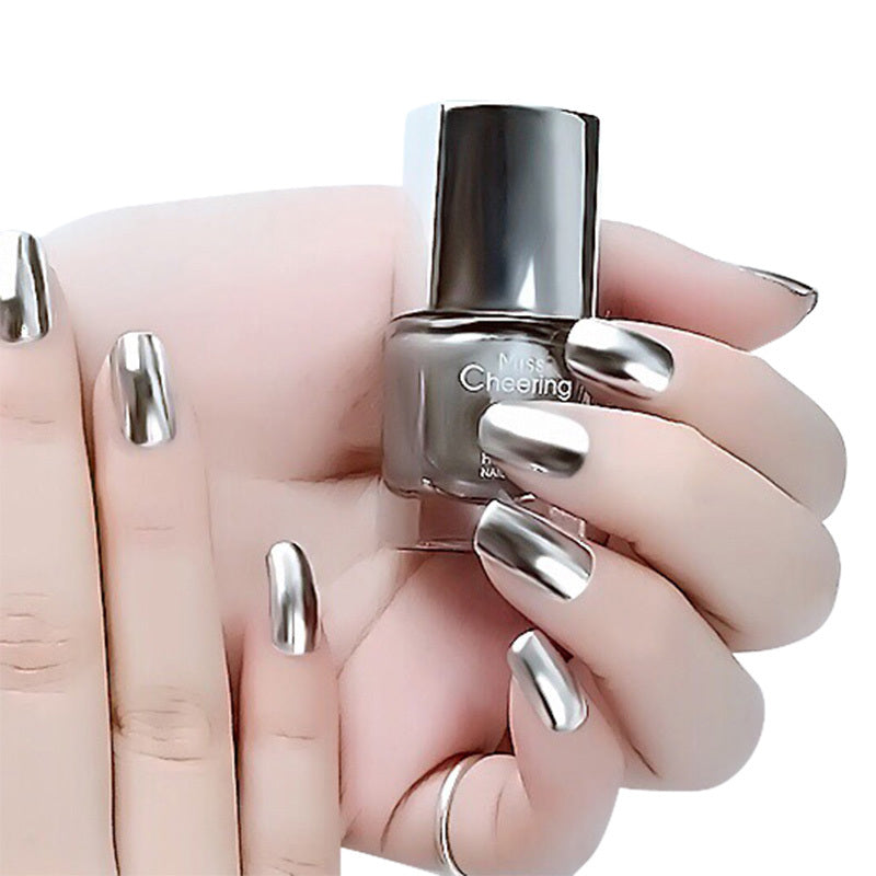 Mirror Chrome Nail Polish - Ultra High Shine Metallic Finish | Long-Lasting Quick-Dry Formula