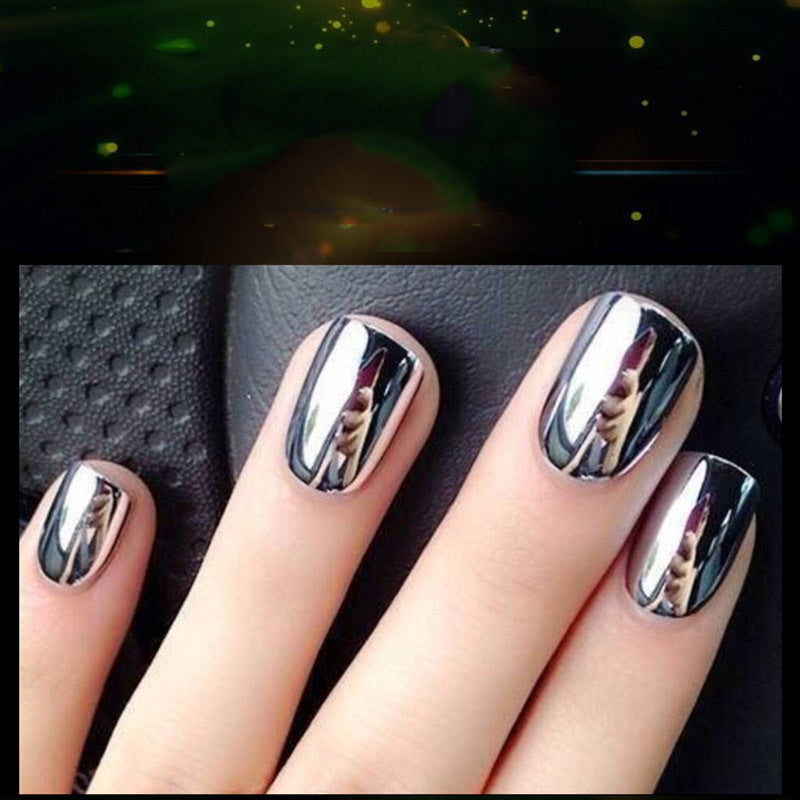 Mirror Chrome Nail Polish - Ultra High Shine Metallic Finish | Long-Lasting Quick-Dry Formula