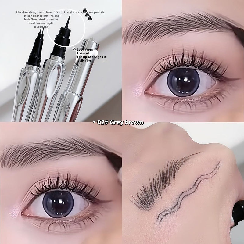 Waterproof Eyebrow Pencil - Long Lasting Non-Smudge Brow Liner