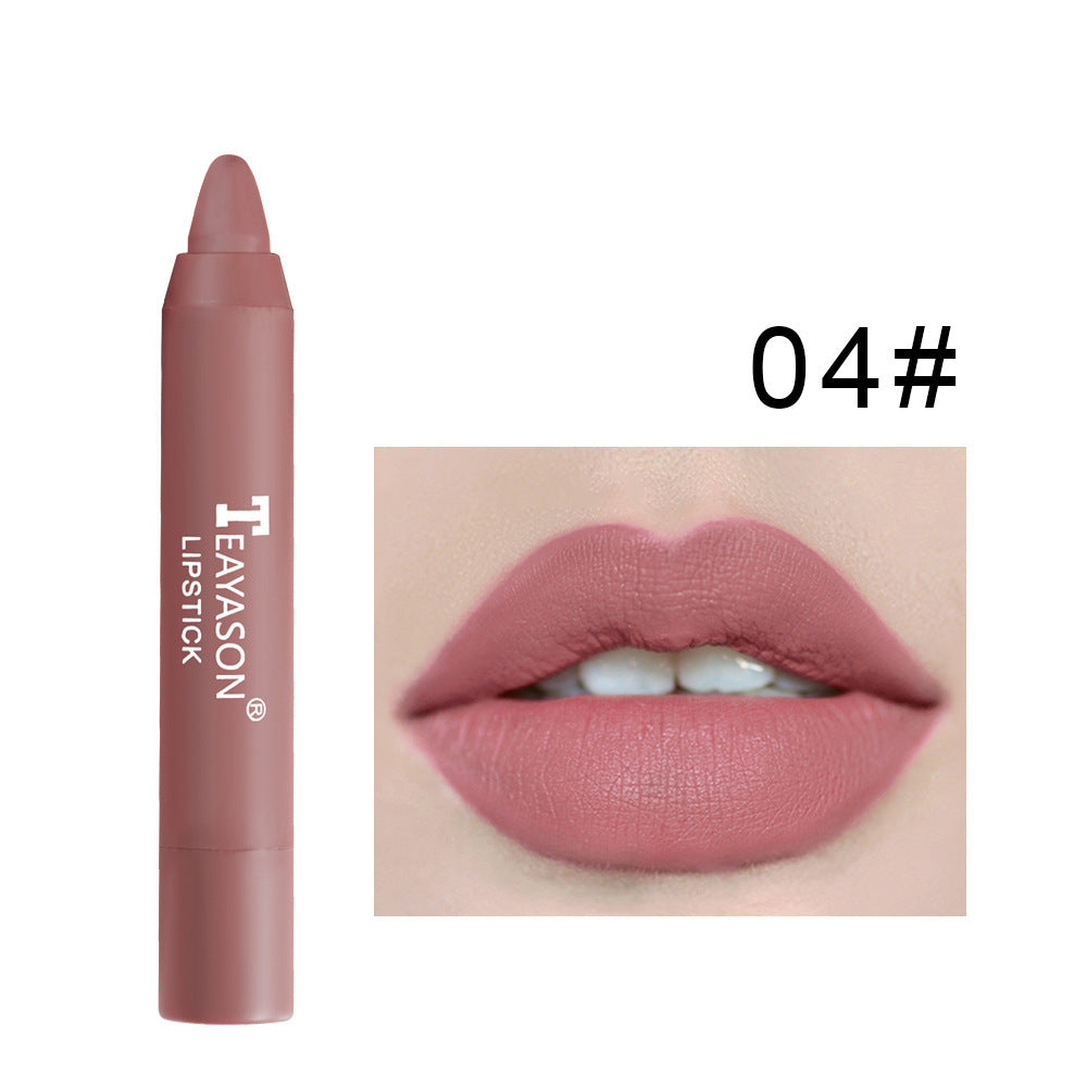 Matte Lipstick Pen Set - Rotating Twist-Up Lip Color | 12 Long-Lasting Shades