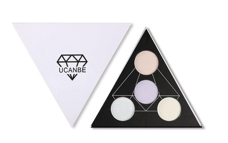Pyramid Highlighter Palette - 4 Shades Prismatic Glow