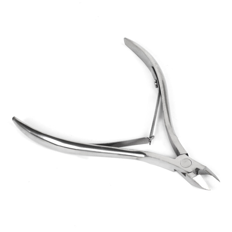 Professional Nail Cuticle Pliers - Stainless Steel Manicure Tool | Precision Cutter
