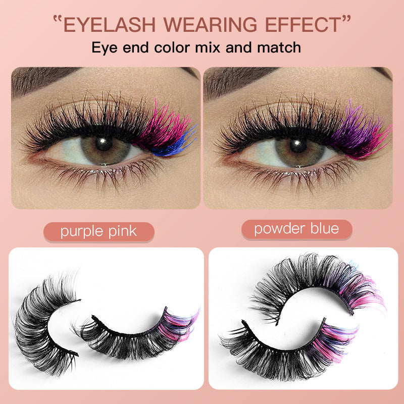 Thick Curly False Eyelashes 3D Mink Style - 7 Pairs Dramatic Lashes