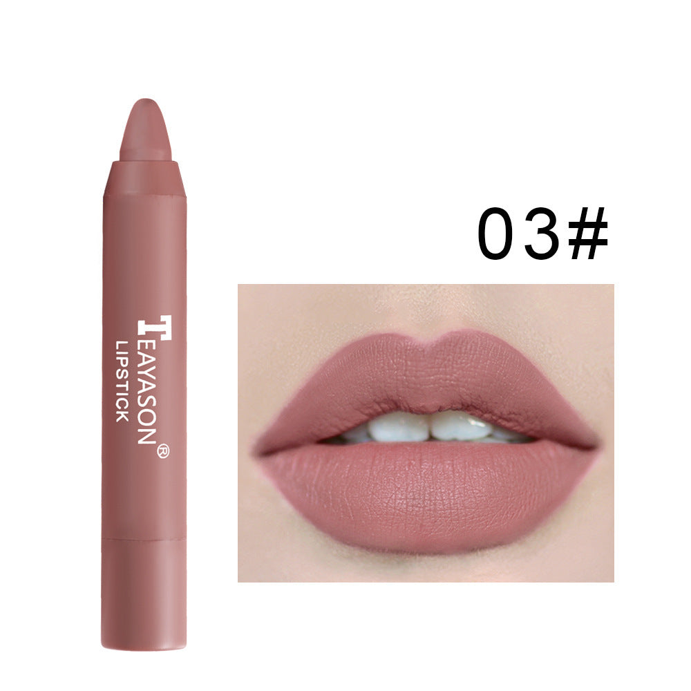 Matte Lipstick Pen Set - Rotating Twist-Up Lip Color | 12 Long-Lasting Shades