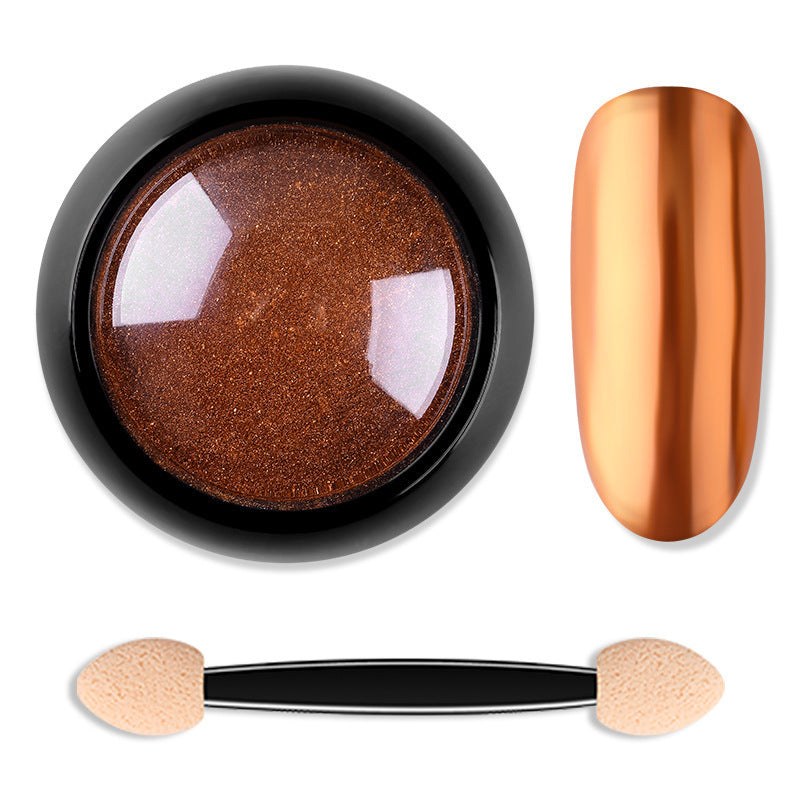 Nail Glitter Powder - 12 Colors Mirror Chrome Titanium Powder | Professional Nail Art