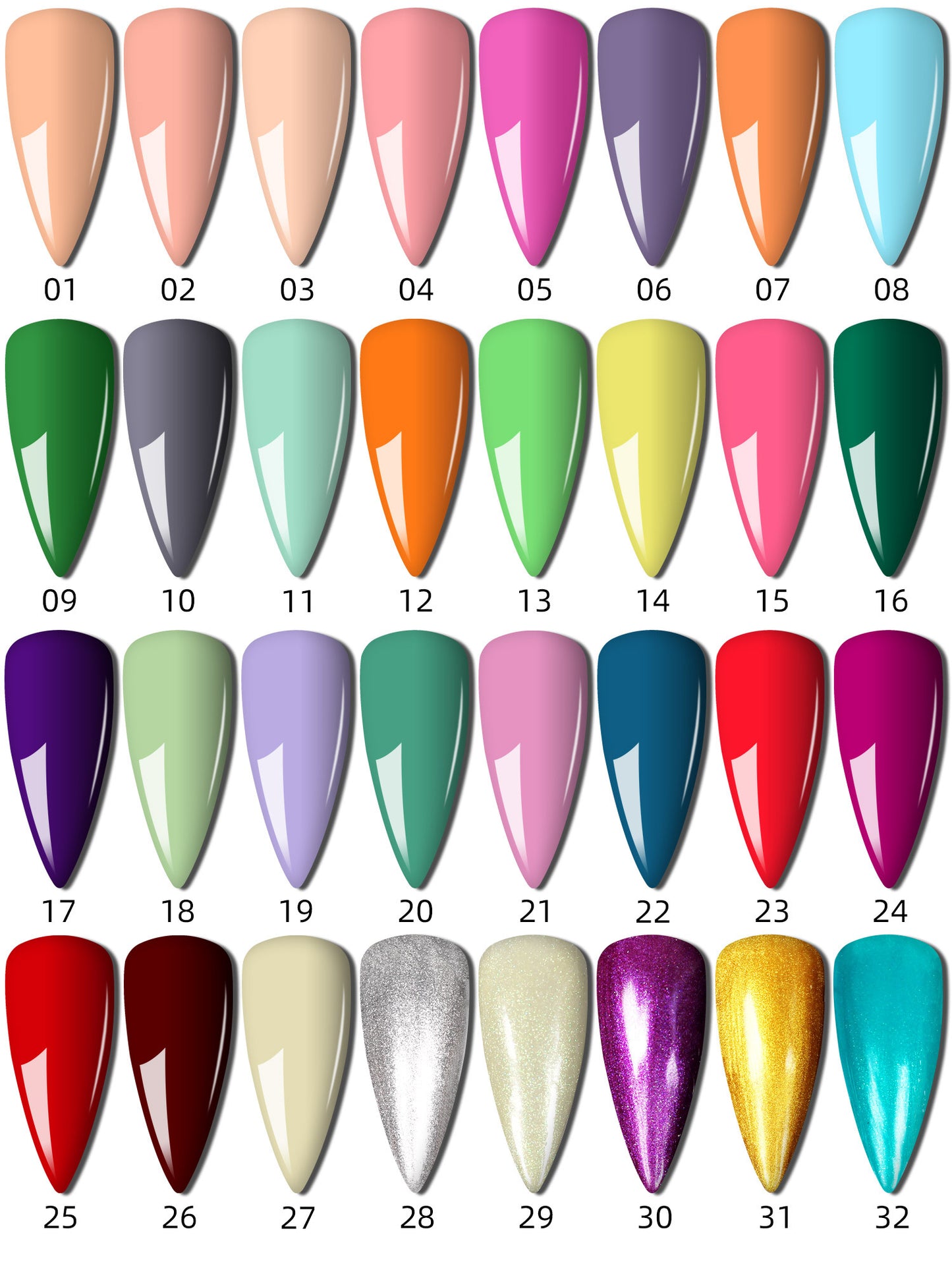 Complete Gel Nail Kit for Beginners - UV LED Lamp & 12 Color Gel Polish Set | Professional Home Manicure