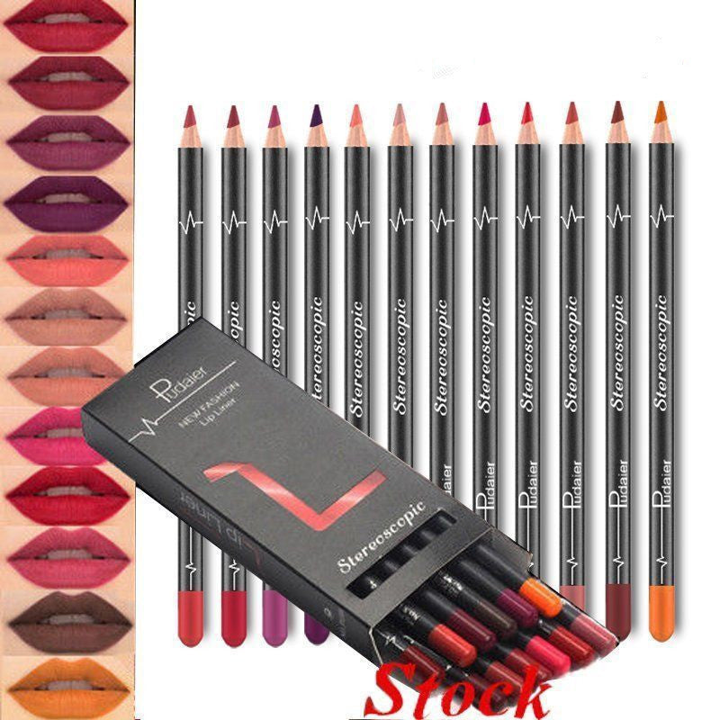 Waterproof Lip Liner Set - 36 Colors Non-Smudge Nude Shades | Long-Lasting