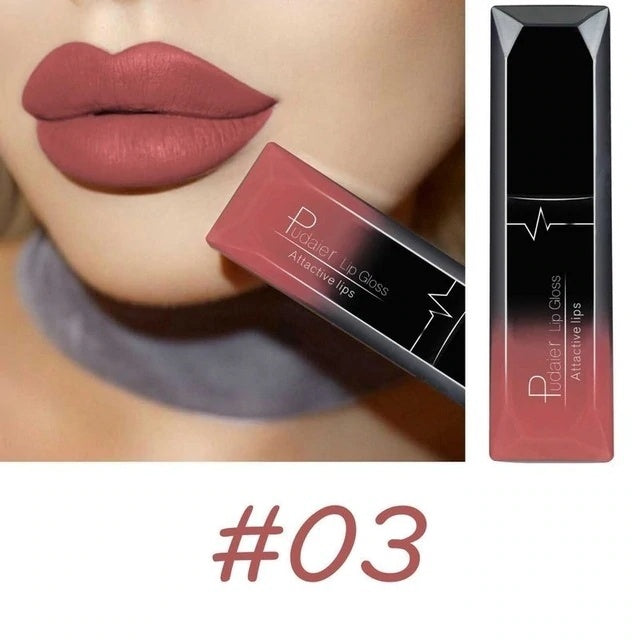 Matte Liquid Lipstick - Waterproof Long-Lasting Lip Gloss | 21 Bold Colors 8ml