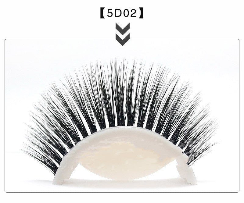 Self-Adhesive False Eyelashes - 5D No Glue Strip Lashes | 10 Styles Available