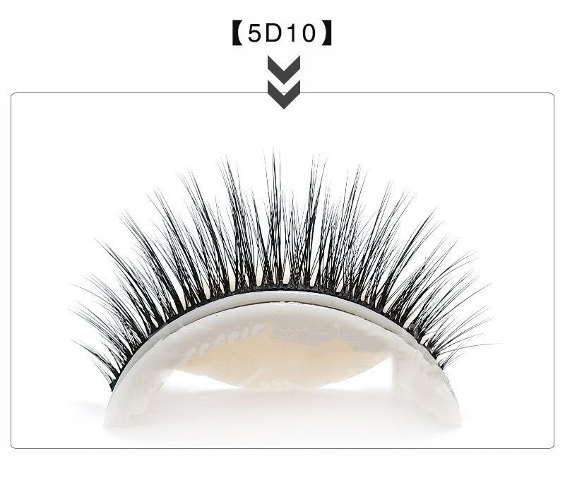 Self-Adhesive False Eyelashes - 5D No Glue Strip Lashes | 10 Styles Available