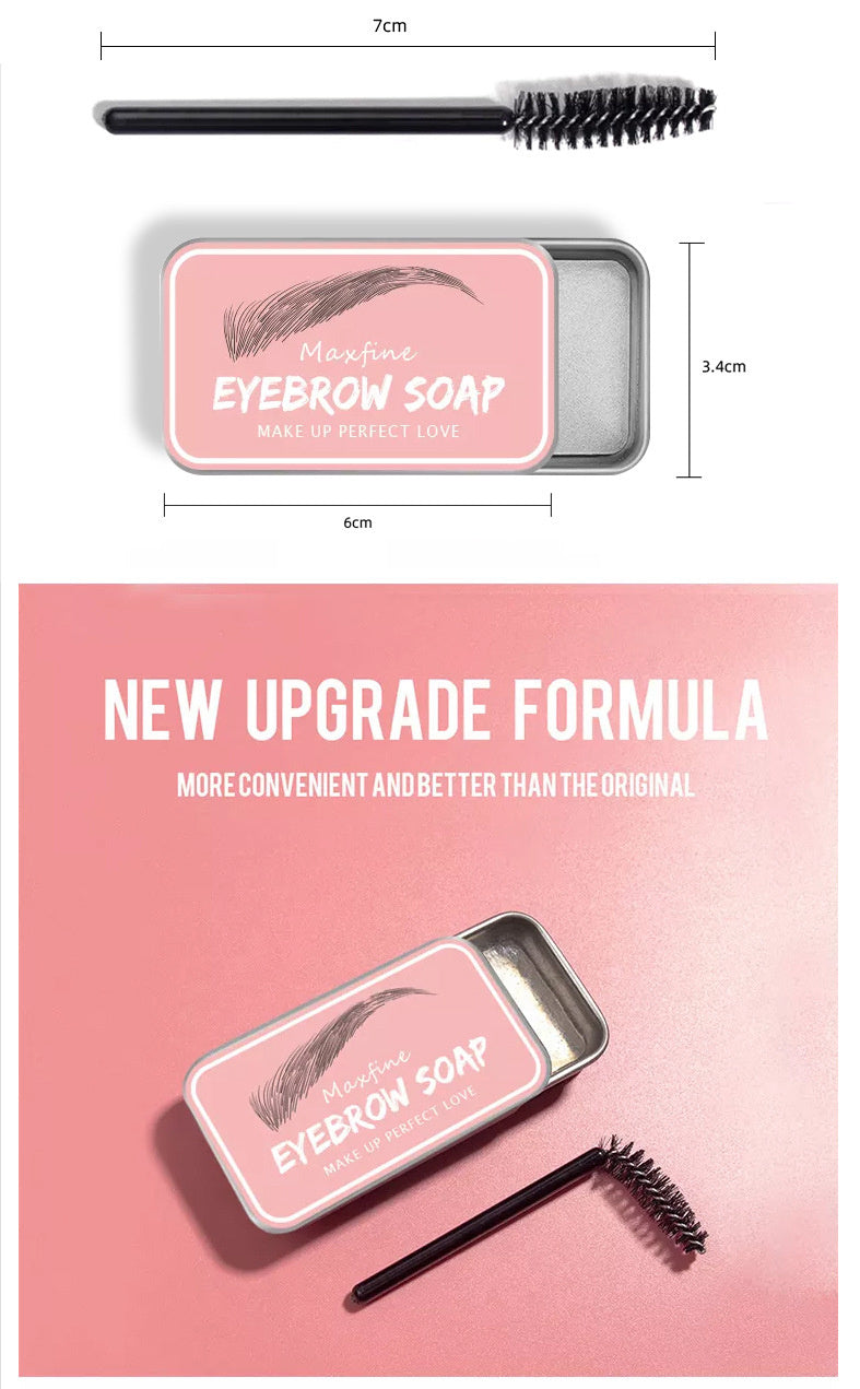 Professional Eyebrow Cream - Waterproof Long-Lasting Brow Gel with Brush