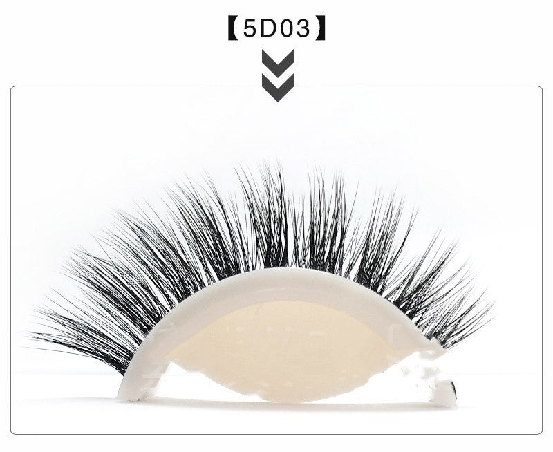 Self-Adhesive False Eyelashes - 5D No Glue Strip Lashes | 10 Styles Available