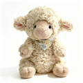Sitting Lamb Plush Toy — Cute Stuffed Animal Doll