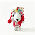 New Year Pup Amigurumi Charm — Handmade Crochet Keychain Doll