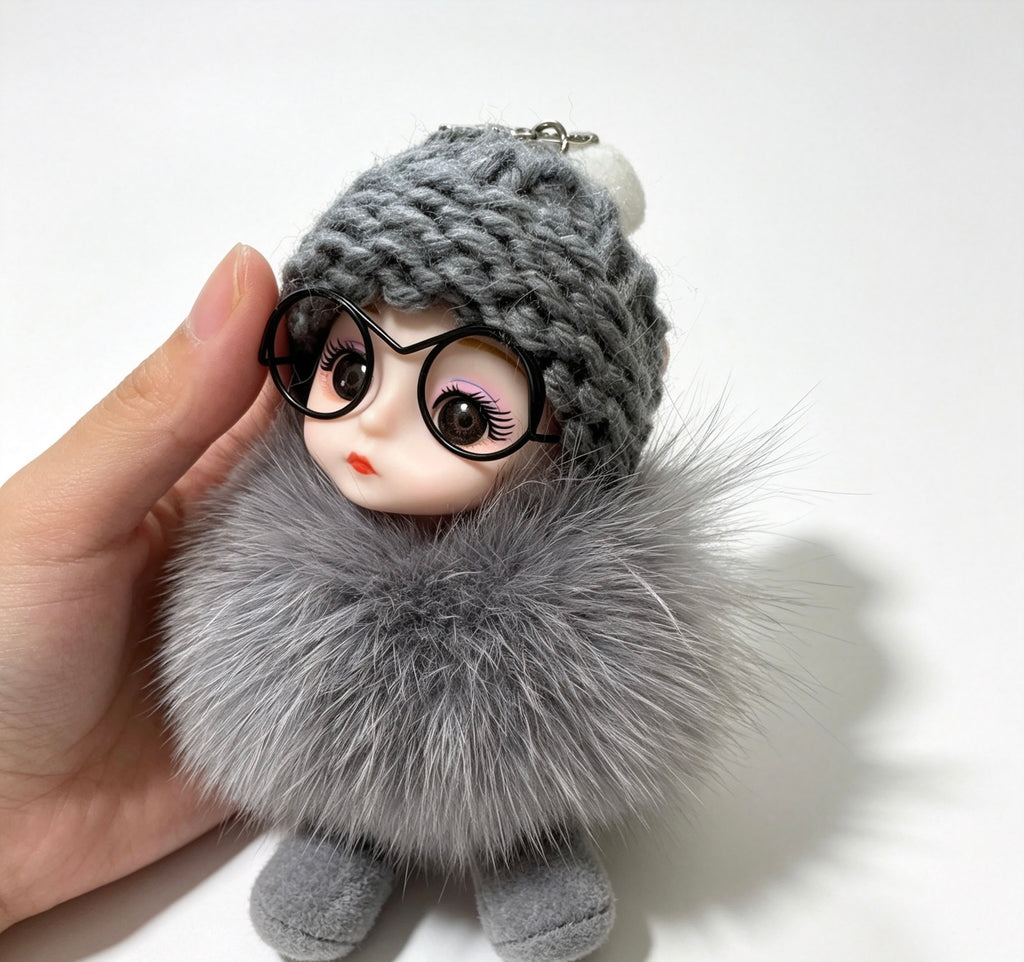 Glasses Beanie Girl — Cozy Vibes & Quiet Confidence 👓🩶