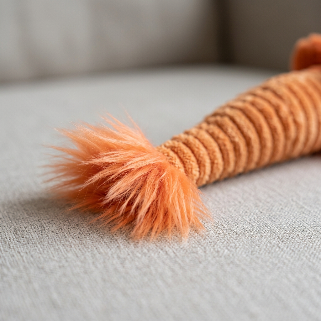 Goofy Big-Eyed Shrimp Plush —  Corduroy Prawn Toy 🦐👀