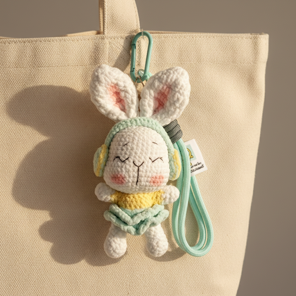Headphone Bunny — She’s in Her Own Little World 🎧🐰