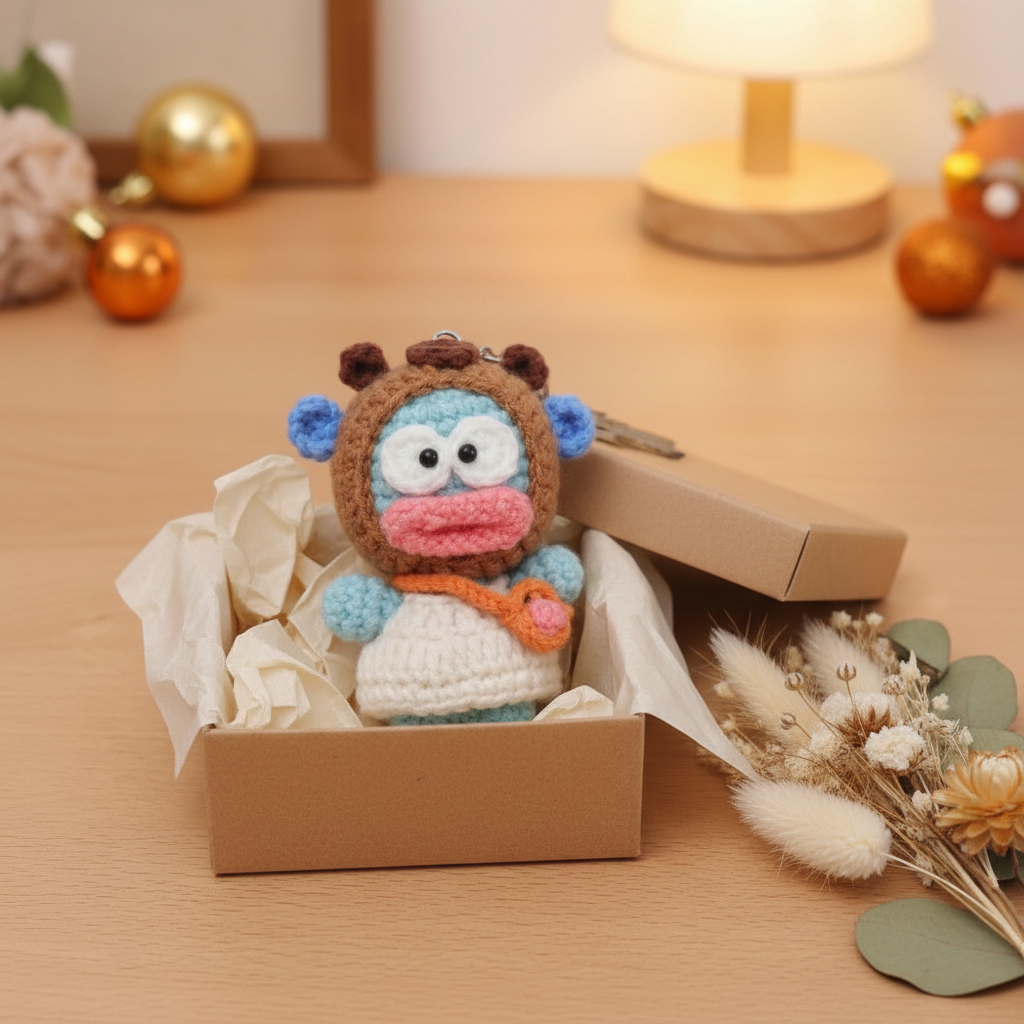 Sandiamon Cute Crochet Doll Bag Charm