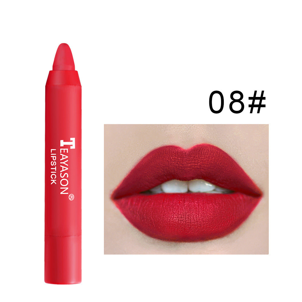 Matte Lipstick Pen Set - Rotating Twist-Up Lip Color | 12 Long-Lasting Shades