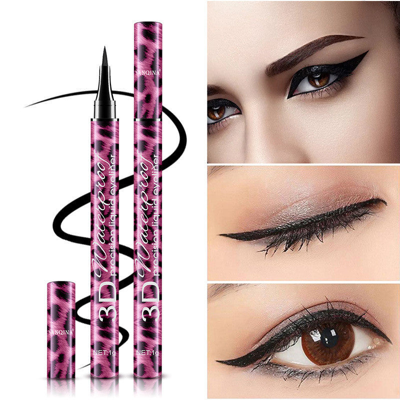 Red Leopard Eyeliner and Mascara Set - Complete Eye Makeup Kit | Long-Lasting