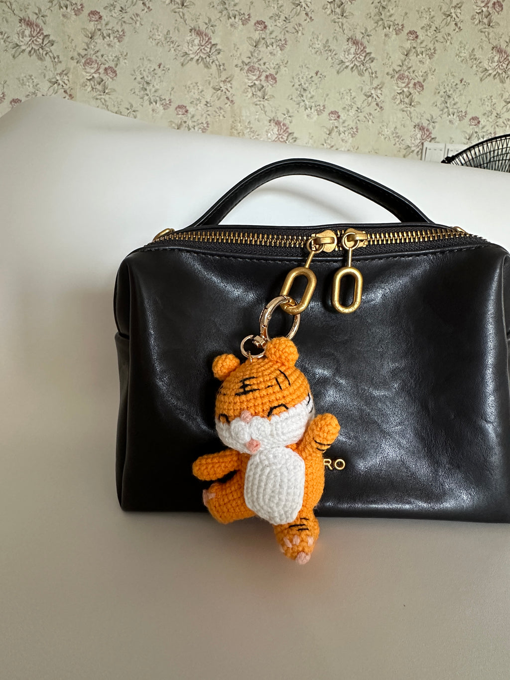 Handmade Crochet Tiger Doll Amigurumi Charm