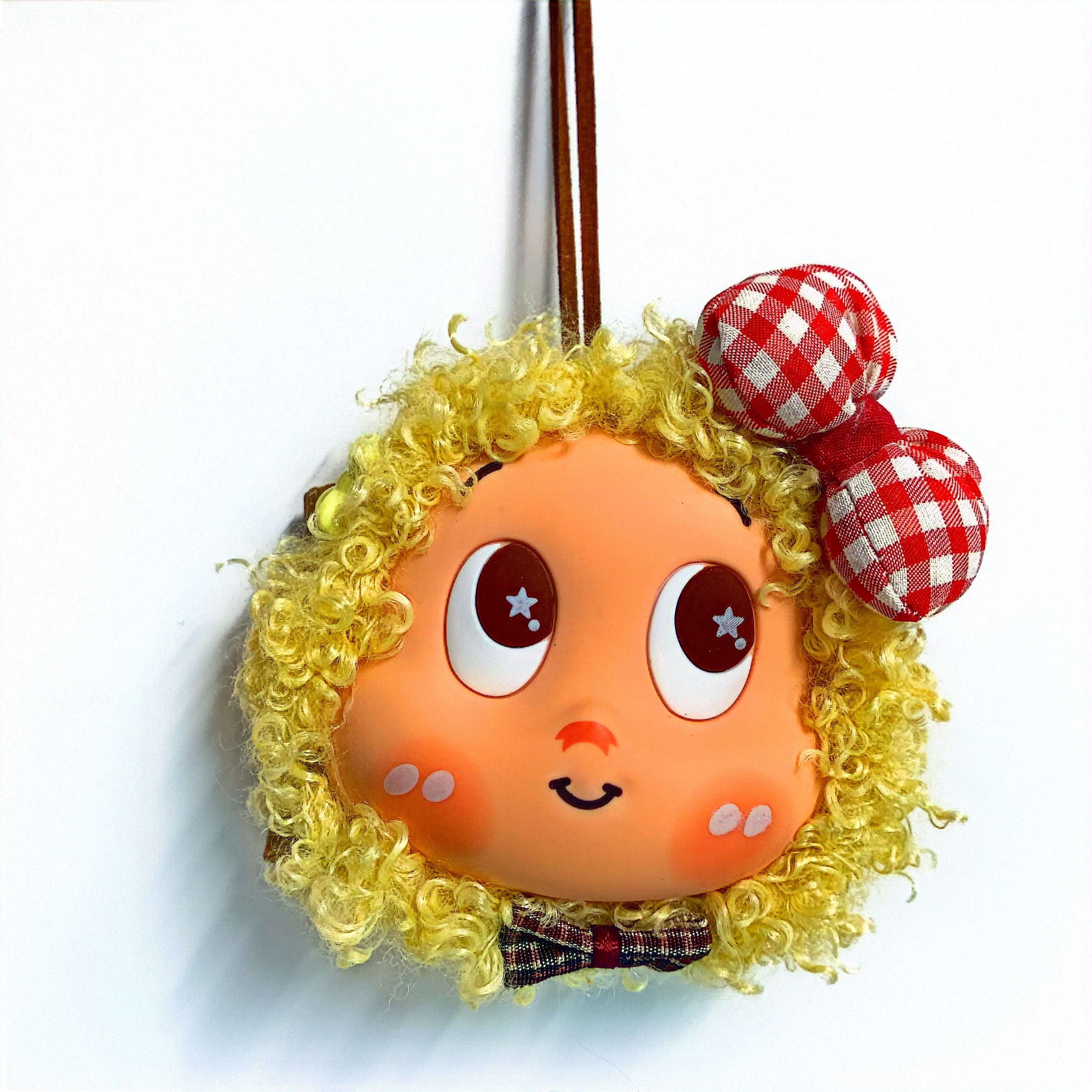 Curly Doll Bag Charm