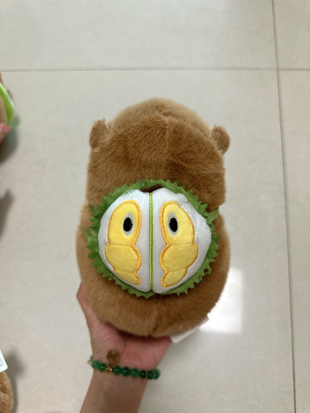 Capybara Plush Toy with Mini Chick 23cm