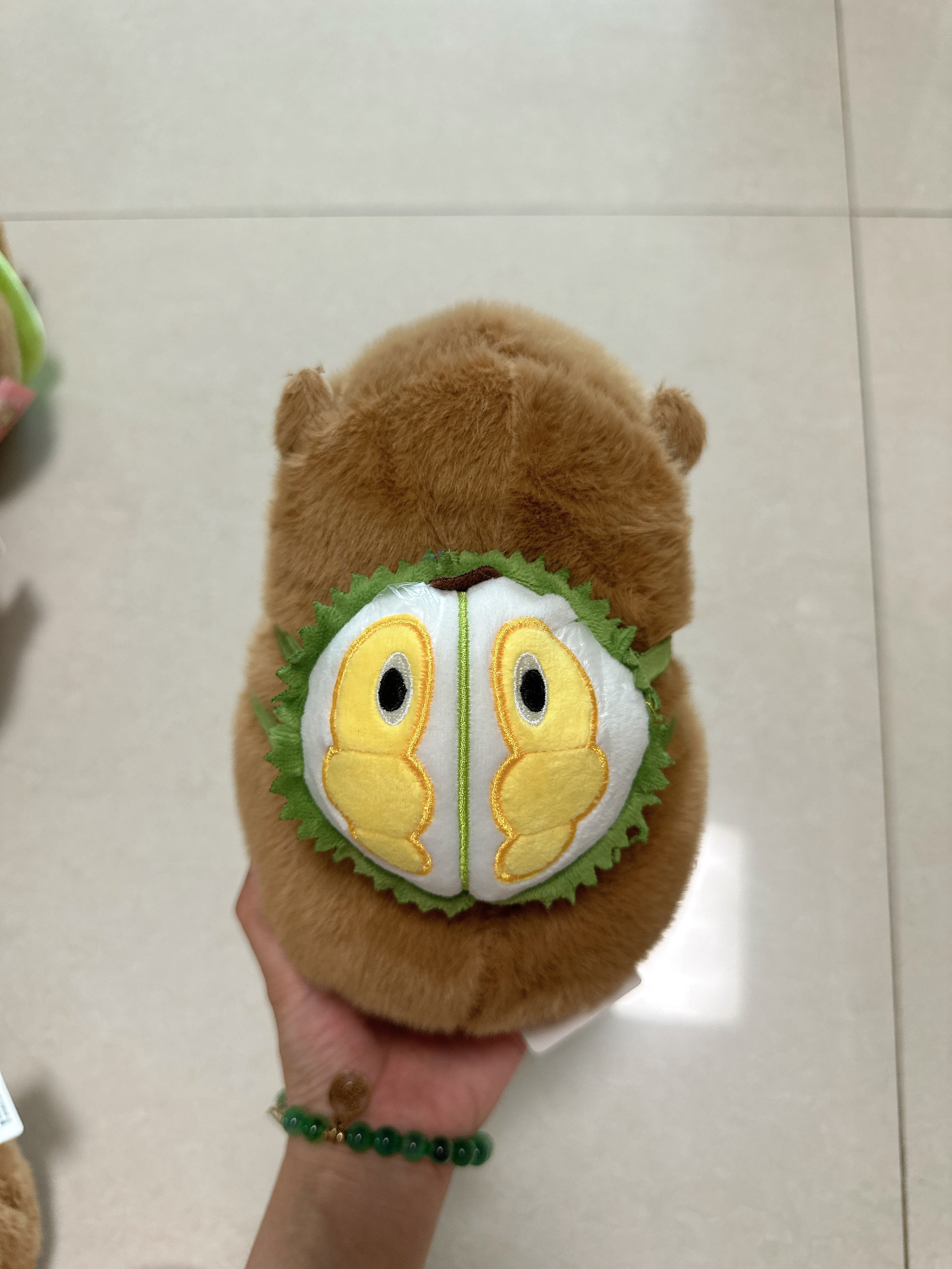 Capybara Plush Toy with Mini Chick 23cm