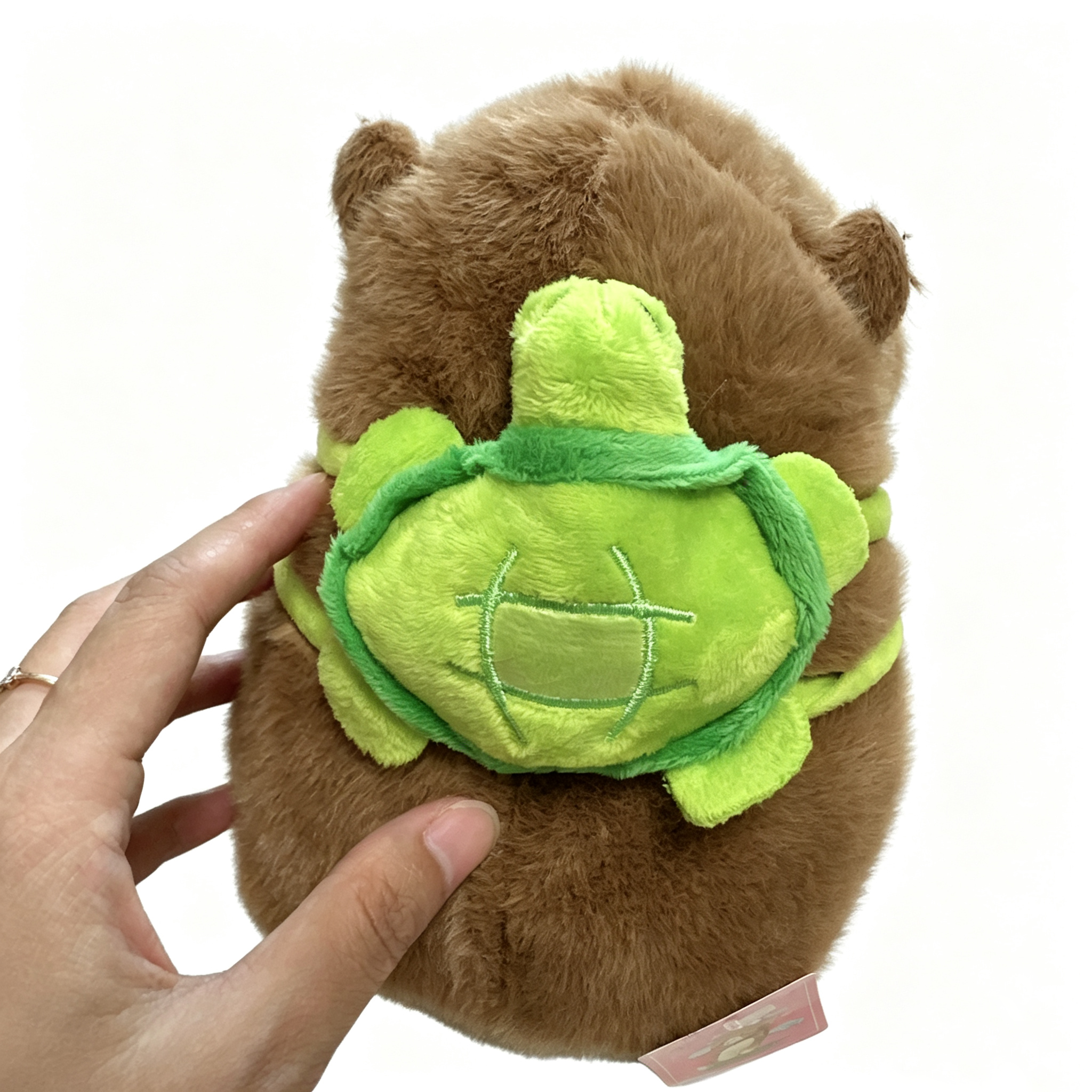 Capybara Plush Toy with Mini Chick 23cm