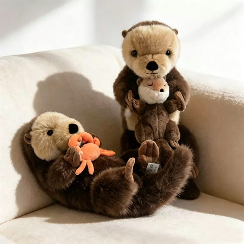 Adorable Sea Otter Plush Toy | 34–40 cm Ultra-Soft Stuffed Animal