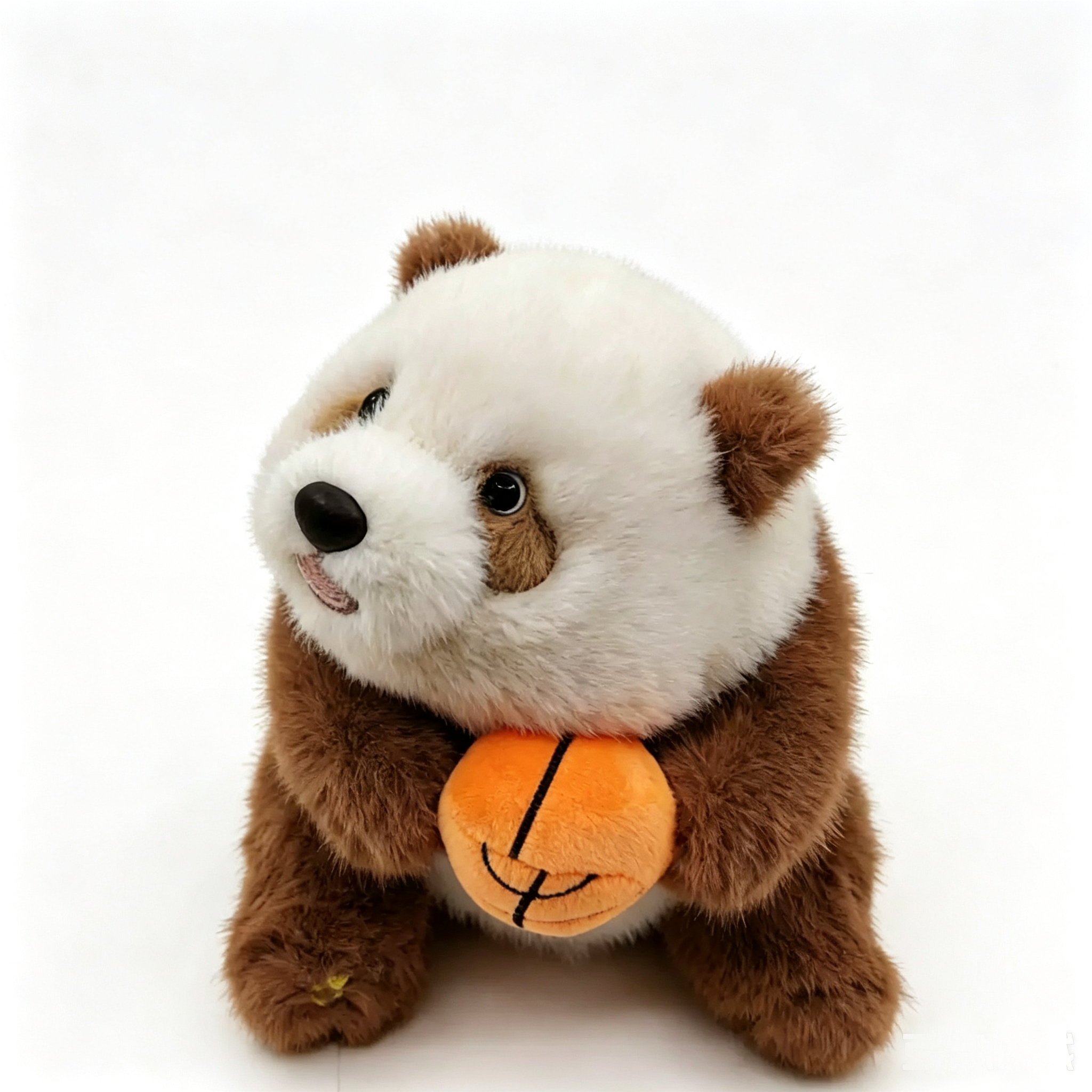 Qi Zai Panda Plush Toy — Rare Brown Panda Stuffed Animal