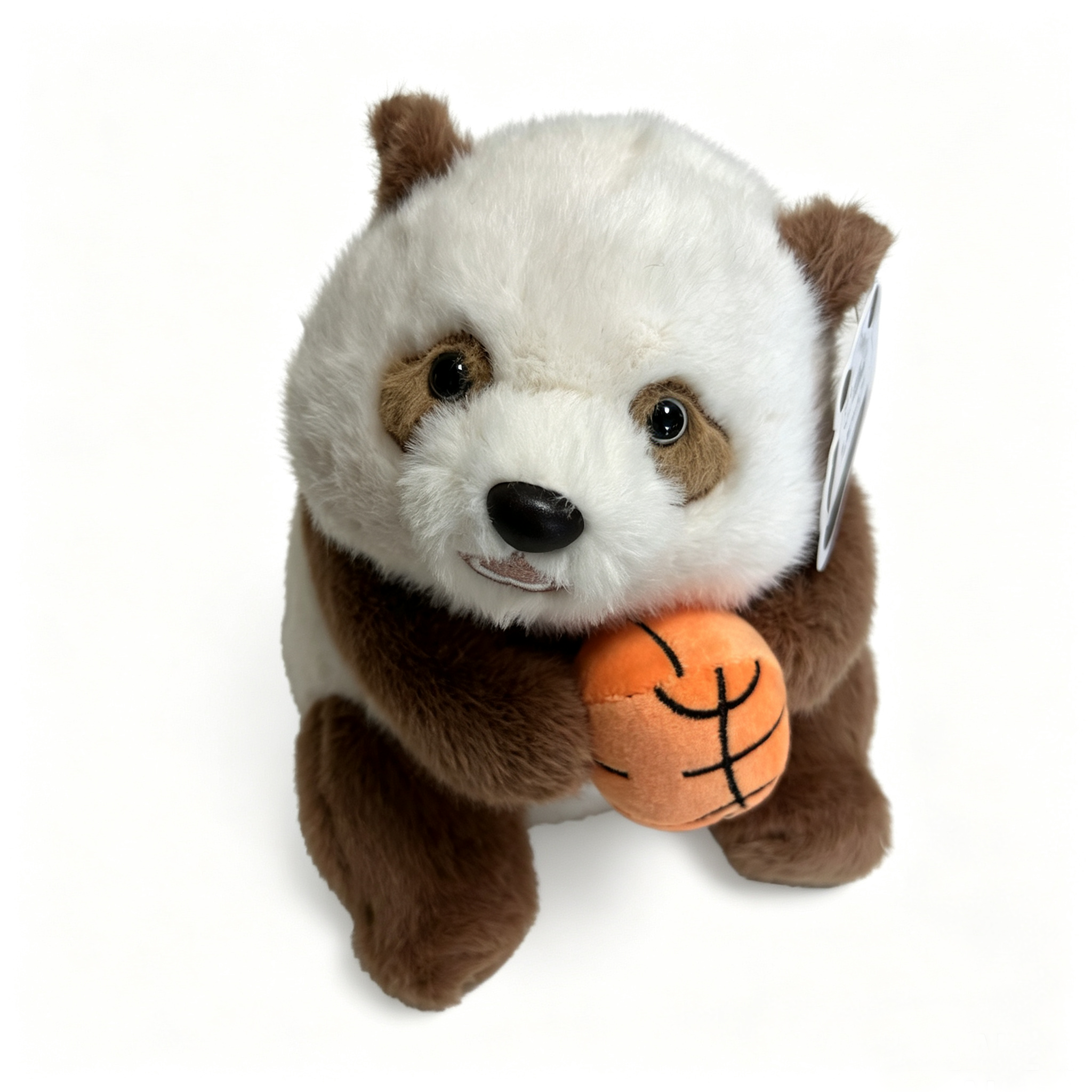 Qi Zai Panda Plush Toy — Rare Brown Panda Stuffed Animal