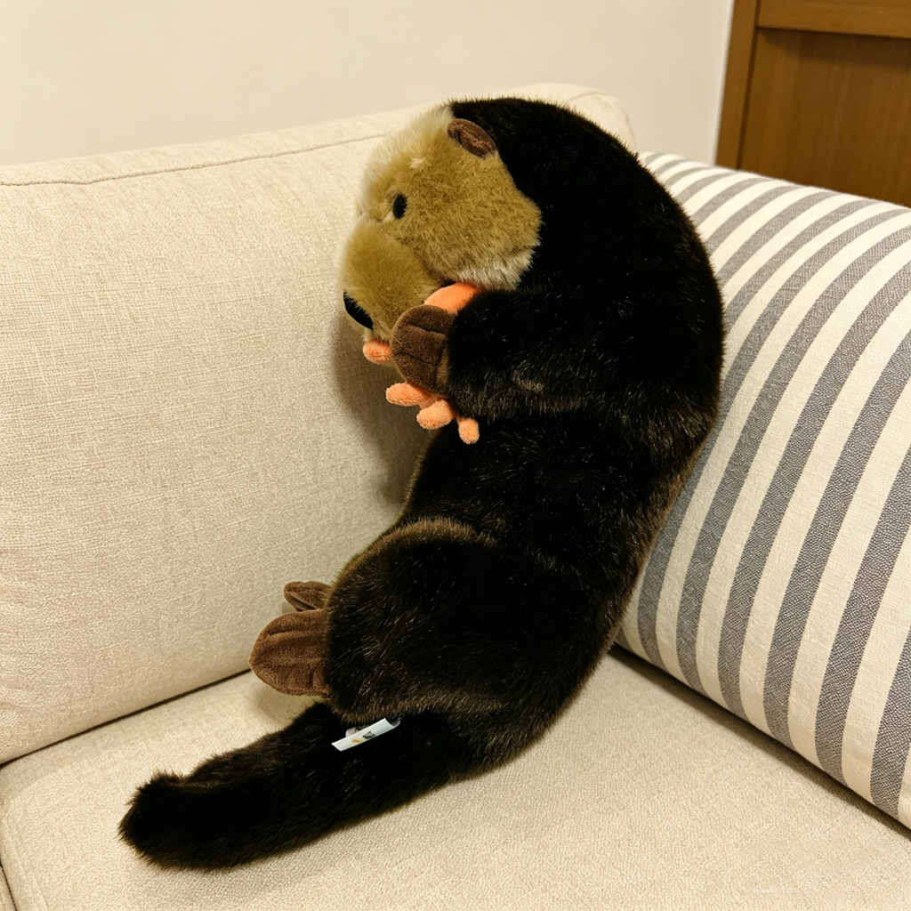 Adorable Sea Otter Plush Toy | 34–40 cm Ultra-Soft Stuffed Animal