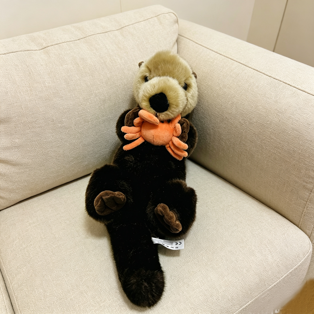 Adorable Sea Otter Plush Toy | 34–40 cm Ultra-Soft Stuffed Animal
