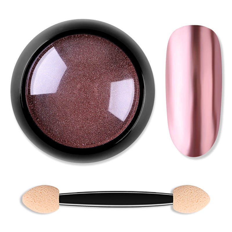 Nail Glitter Powder - 12 Colors Mirror Chrome Titanium Powder | Professional Nail Art