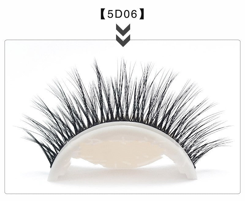Self-Adhesive False Eyelashes - 5D No Glue Strip Lashes | 10 Styles Available