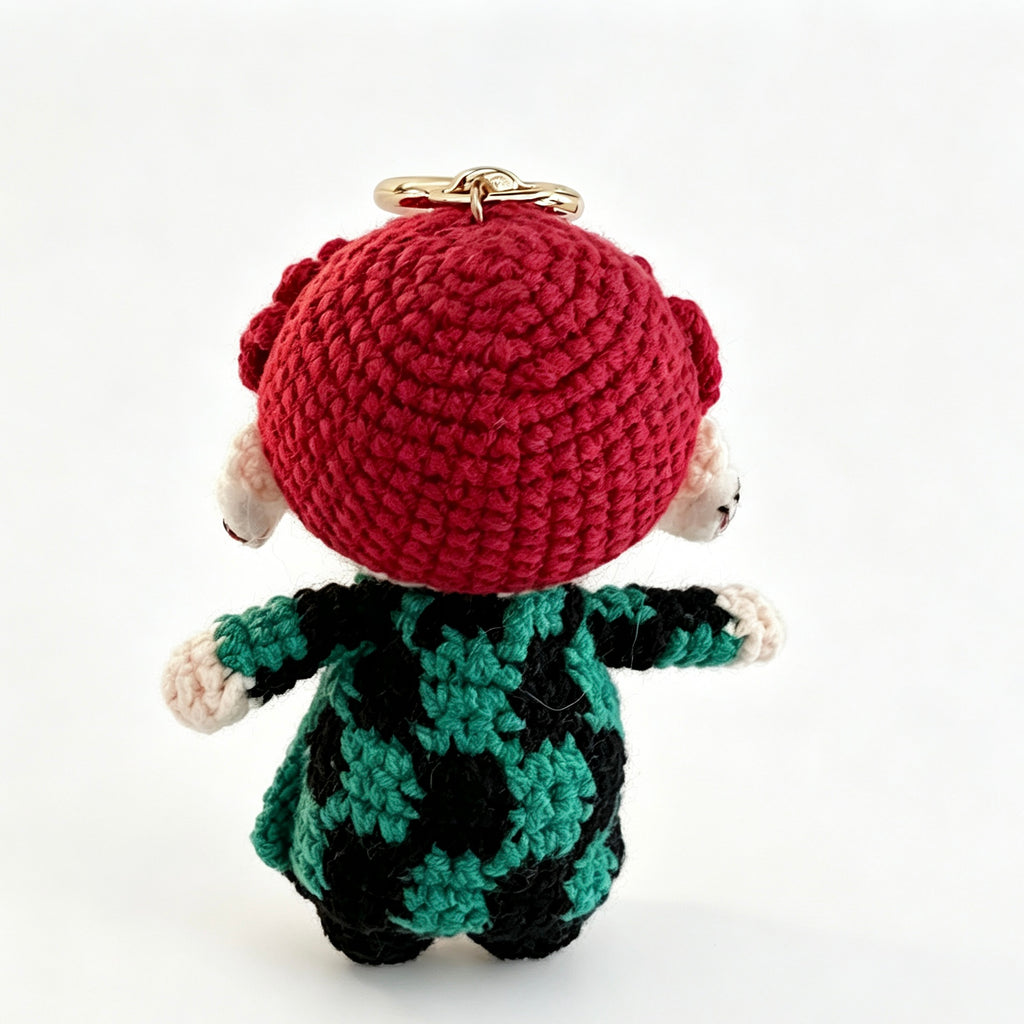 Anime Character Crochet Doll Keychain Charm