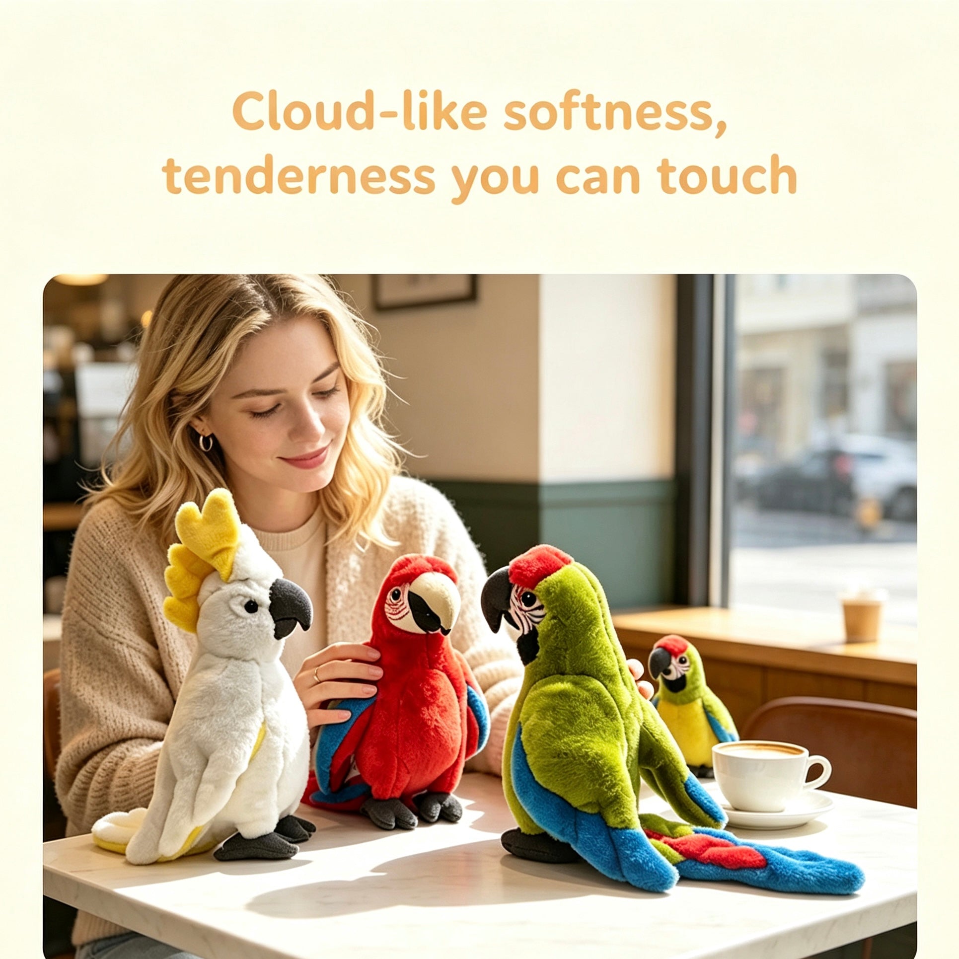Macaw Parrot Plush Toy