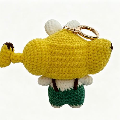 Banana Bunny — Today, I’m a Banana 🍌🐰 | Handmade Crochet Keychain