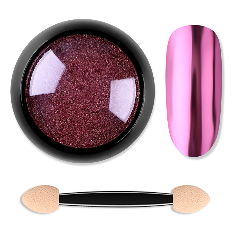 Nail Glitter Powder - 12 Colors Mirror Chrome Titanium Powder | Professional Nail Art