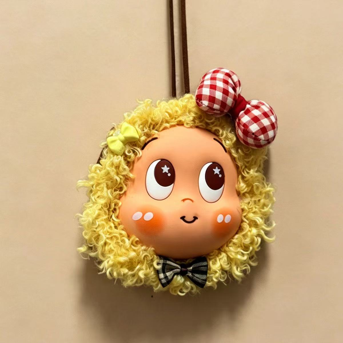 Curly Doll Bag Charm