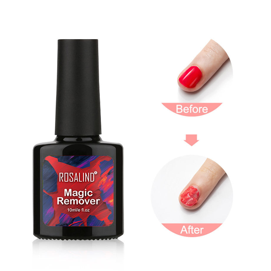 Magic Nail Polish Remover Gel - Fast Acting Gel Polish Remover 15ml | Gentle Formula