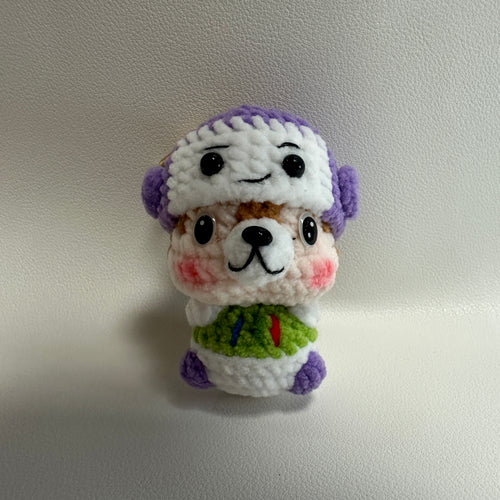 Bear-Hat Squirrel — He Does Things His Own Way 🐿️🌈