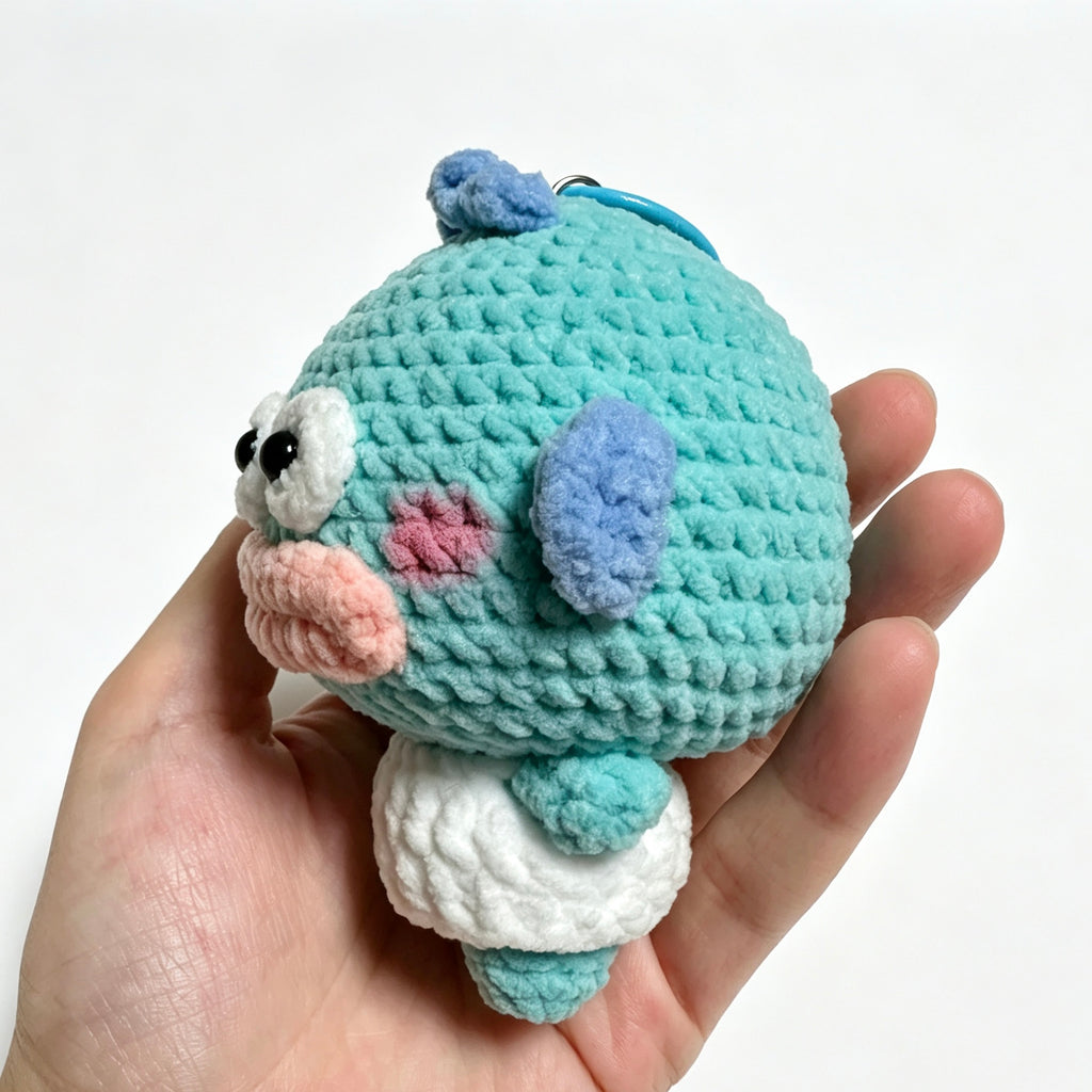 Little Blue Fish Monster — Confused But Doing His Best 🐟💙