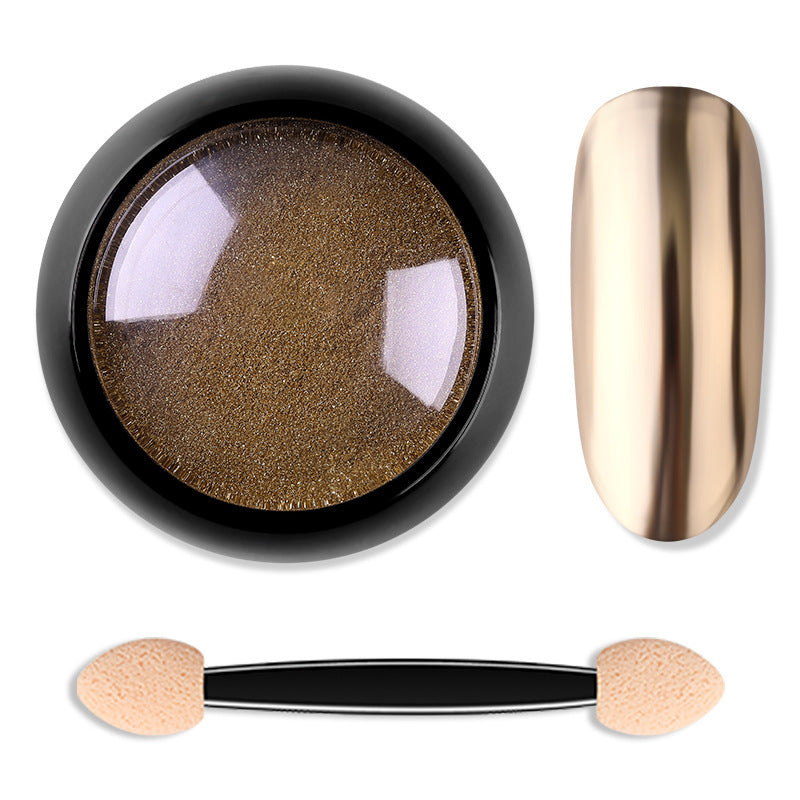 Nail Glitter Powder - 12 Colors Mirror Chrome Titanium Powder | Professional Nail Art