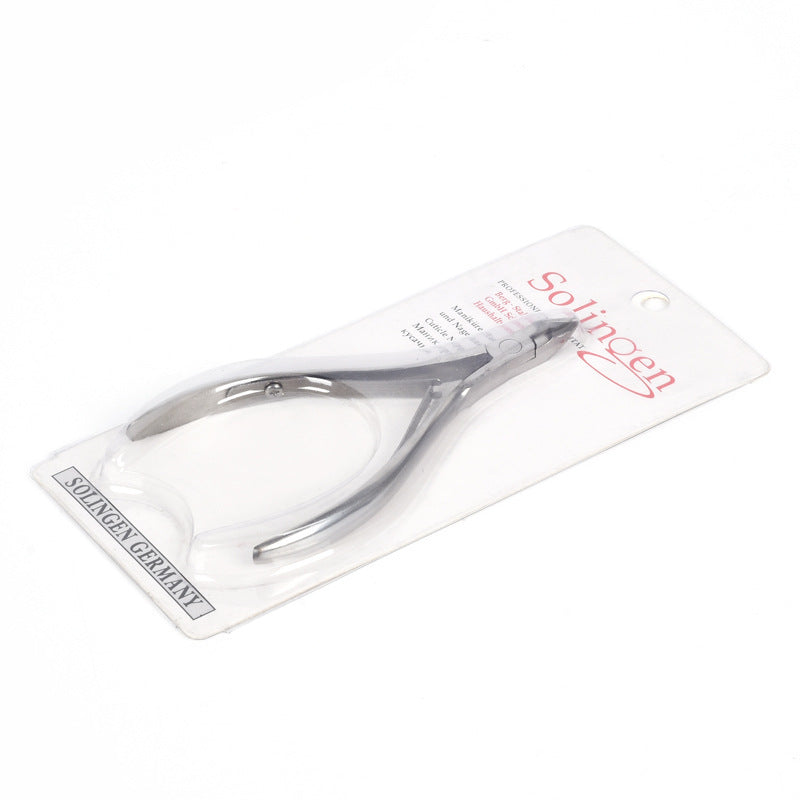 Professional Nail Cuticle Pliers - Stainless Steel Manicure Tool | Precision Cutter